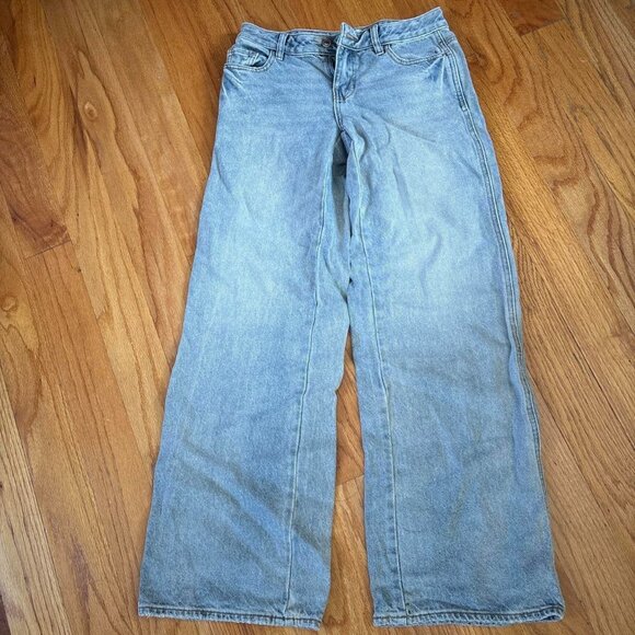 PacSun low rise blue tint glitter jeans - Picture 1 of 7